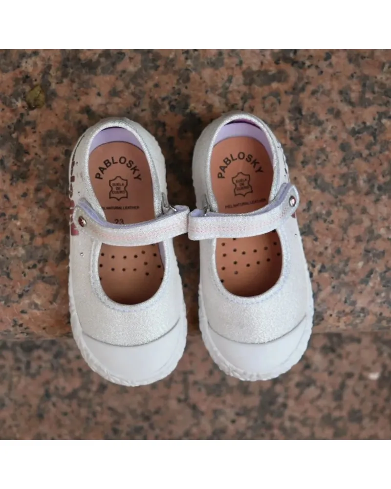 Bailarina de lona con velcro |Pablosky 961300