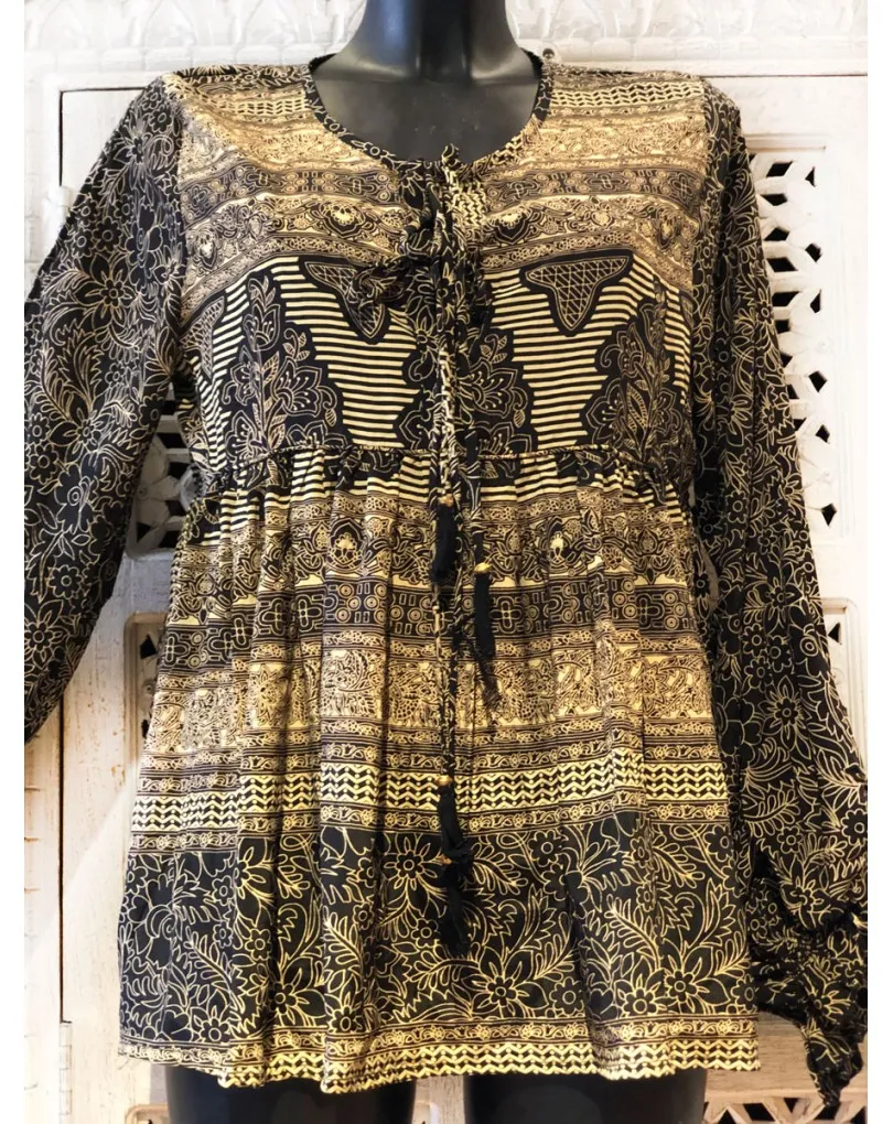 BLUSAS MUJER EN SEDA  TODOS LOS COLORES  EL JARDIN DEL DESEO