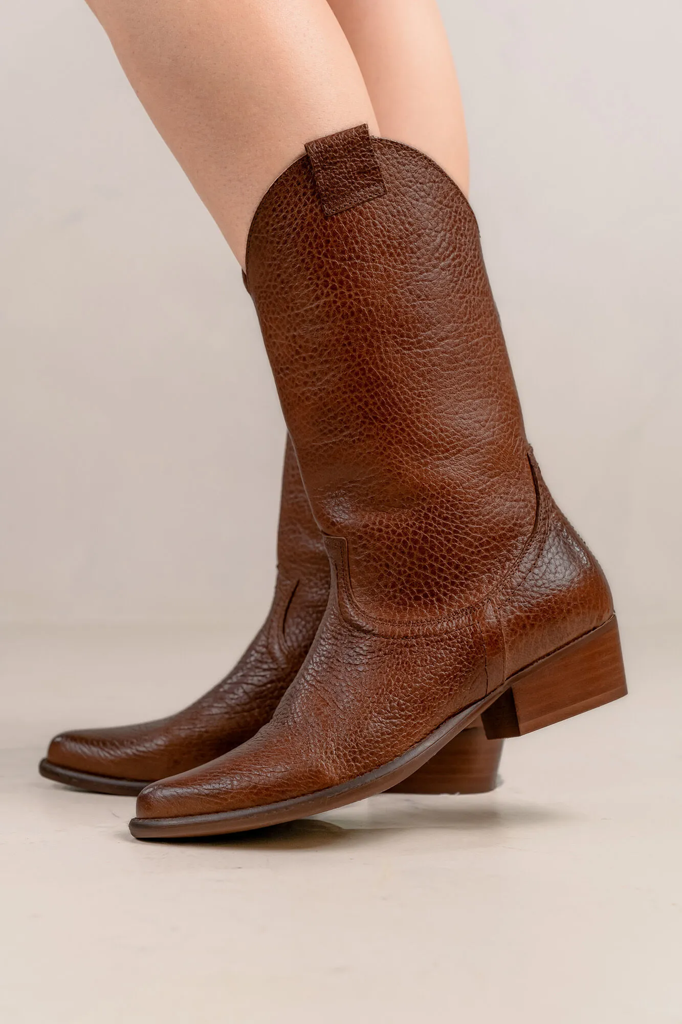 Bryan Stepwise Botas cowboy de piel Jandra Vintage