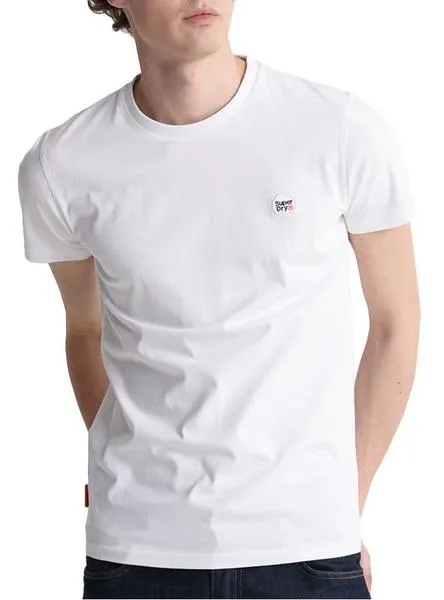 camiseta superdry collective blanco para hombre