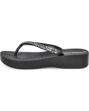 Chanclas IPANEMA  de Mujer IP 83471 MESH IX PLAT MUJER  NEGRO-GRIS