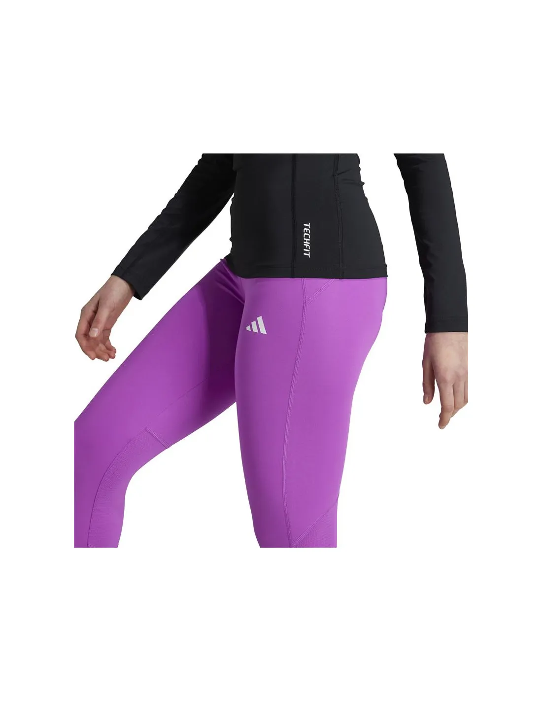 Mallas de Fitness adidas Techfit Infantil Morado