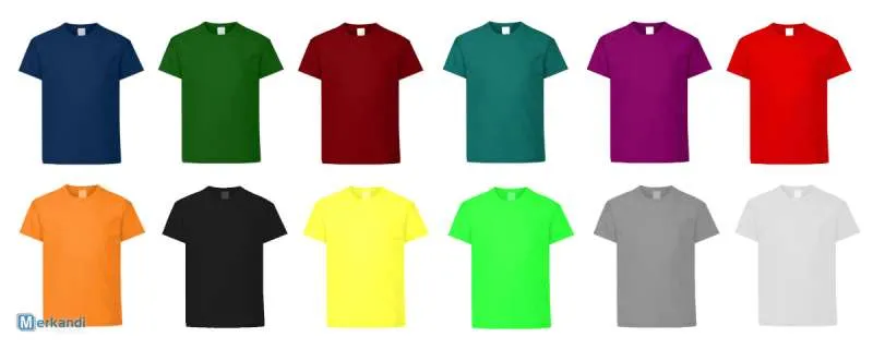 NIÑOS CAMISETAS CAMISETAS BLUSAS MANGA CORTA MEZCLA DE COLORES
