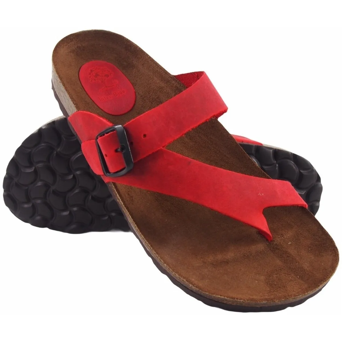 Sandalia señora INTER BIOS 7119 rojo