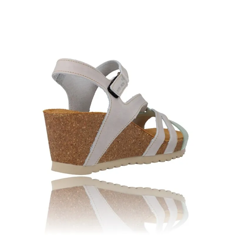 SANDALIAS CON CUñA PARA MUJER DE INTERBIOS 5633  CóMODAS