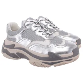 Sneakers Mujer LA CARRIE 601 506 10 P005H MSI Cuero Tejido Gris