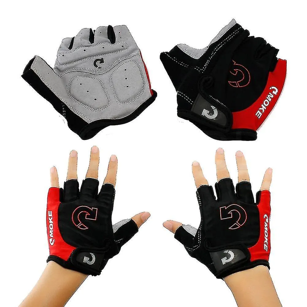 Sports Racing Cycling Motorcycle Bike Bicycle Gel Half Finger Gloves S M L Xl