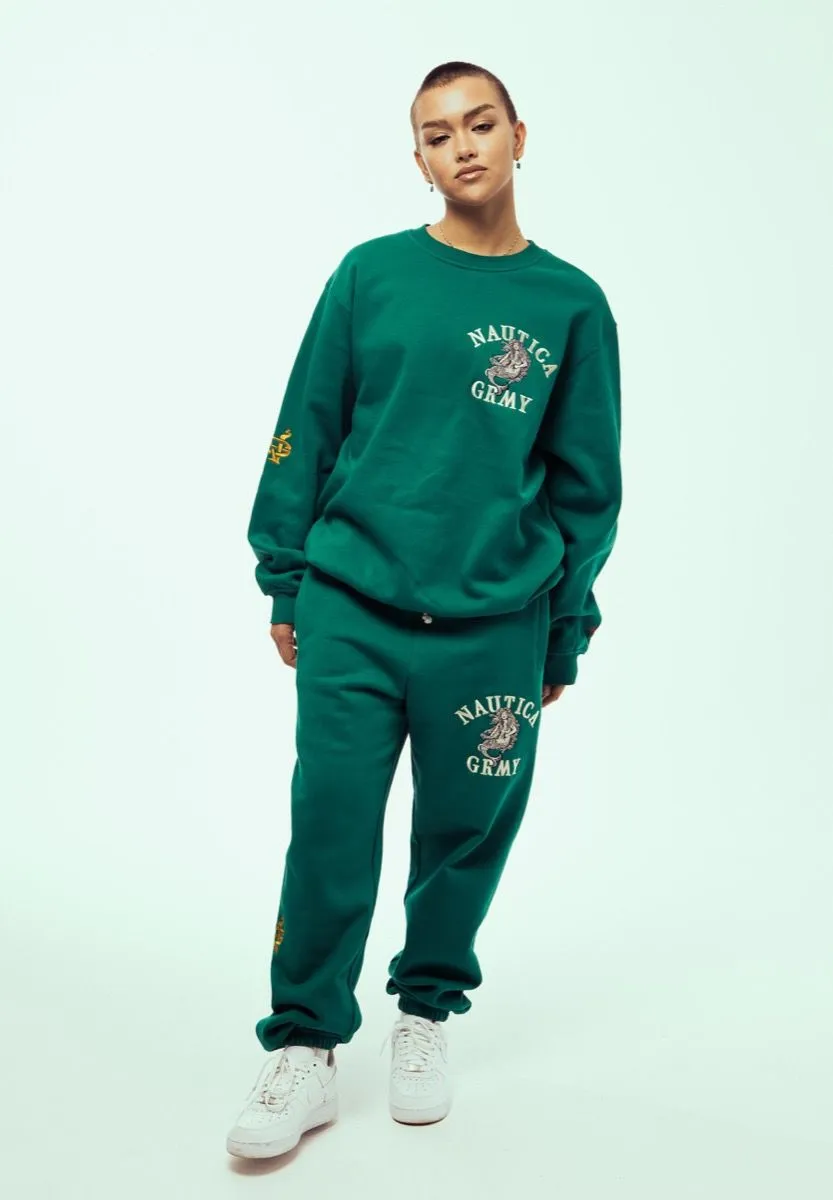 SUDADERA GRIMEY MIGHTY HARMONIST NAUTICA X GRMY  GREEN | SS24