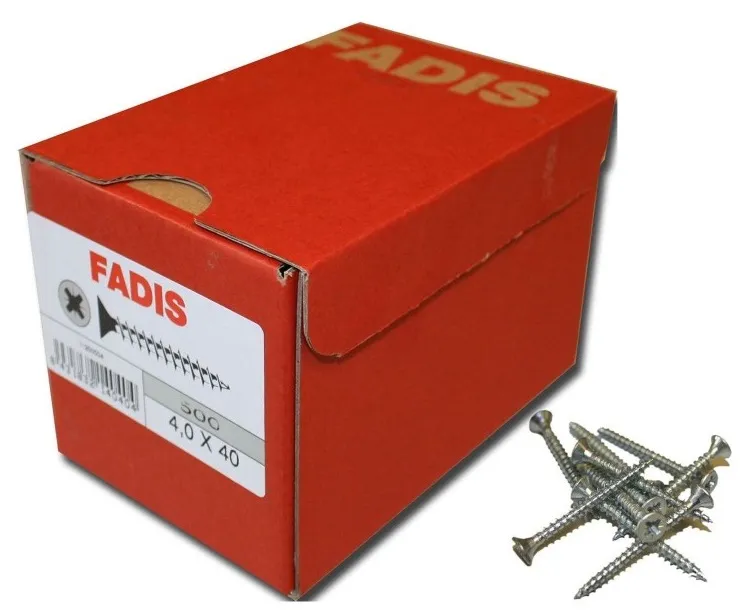 TORNILLO AGLOM.FADIS C/P ZINC 3.5X30