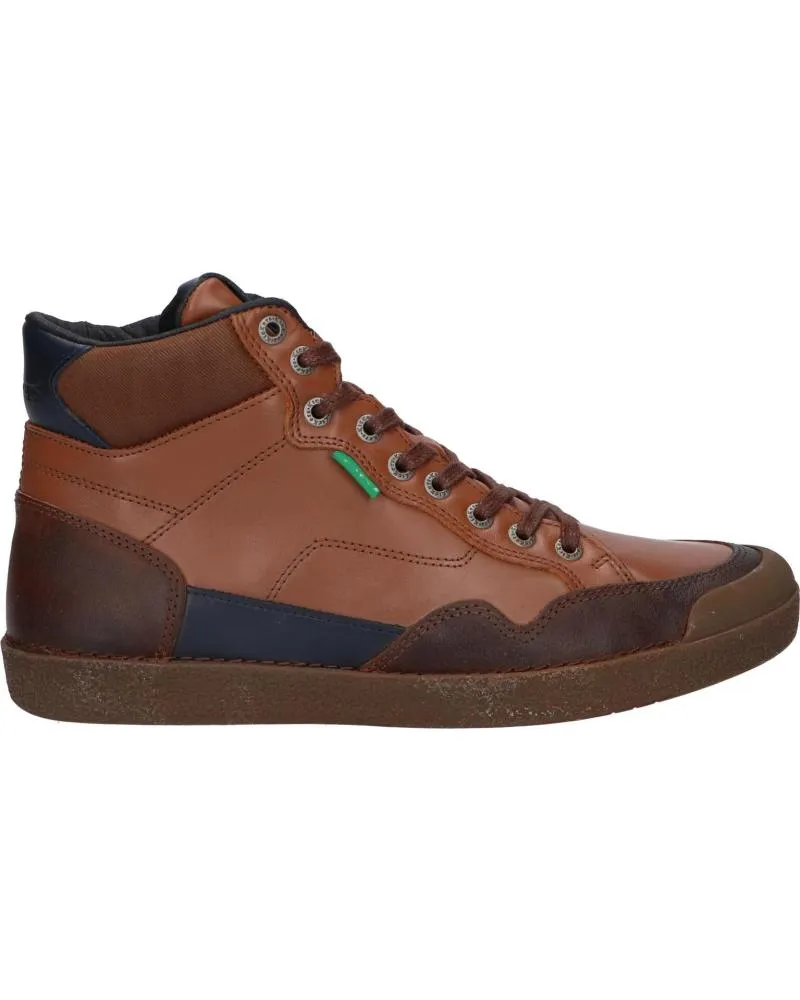 ZAPATILLAS DEPORTE DE HOMBRE KICKERS 91210060 KICK TRIPARTY CR SPLIT COUPE 116 CAMEL COGNACMA