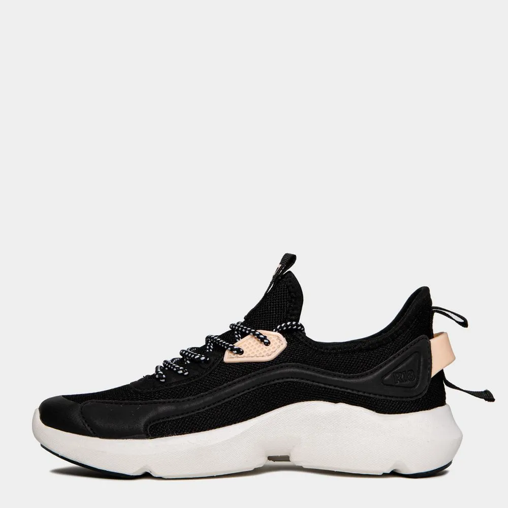 ZAPATILLAS URBANAS MUJER R18 R18AO009 MESH COLOR NEGRO