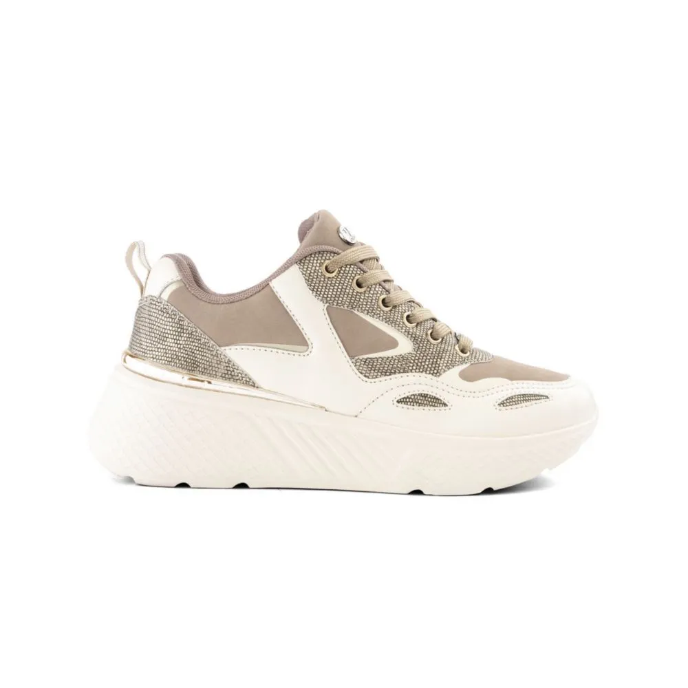 ZAPATILLAS URBANAS PARA MUJER VIA UNO LZ060502 BEIGE