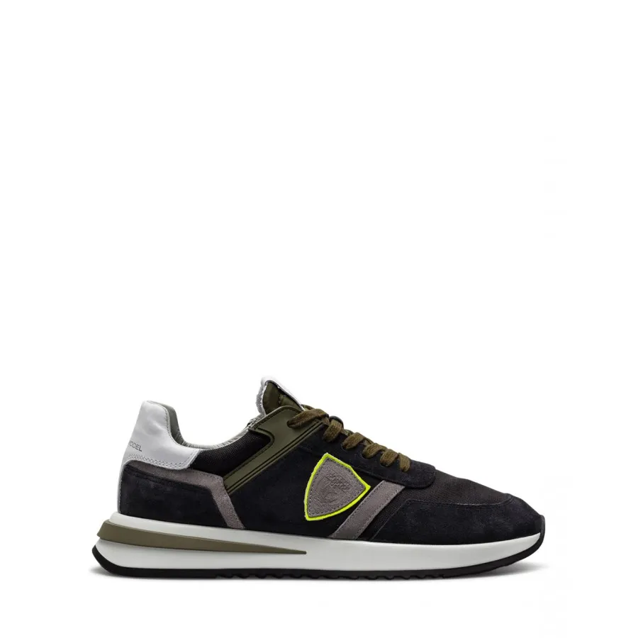 Zapatos Hombres Sneakers PHILIPPE MODEL Paris TYLU RT01 Cordura Noir Negro
