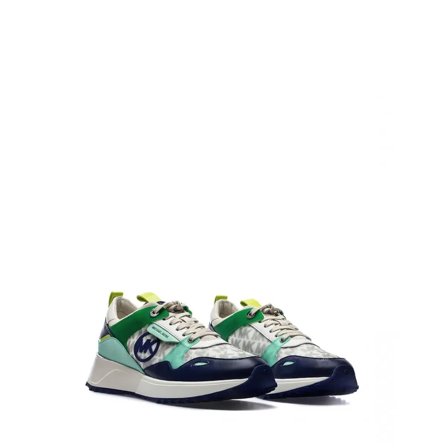 Zapatos Mujeres Sneakers MICHAEL KORS Theo 43R3THFS1Y Palm Multicolor Blancas